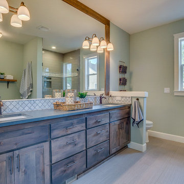 Master Bathroom With Double Vanity
