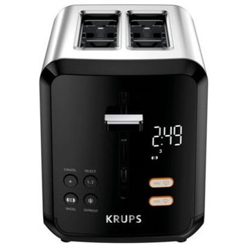 Krups KH320D50 B-S My Memory Digital Stainless Steel 2 Slot Toaster