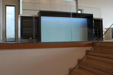 Inspiration for a contemporary kitchen in Manchester.
