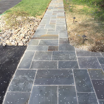 Flagstone Front stoop and Walkway