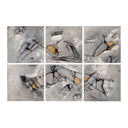 "Moonlight Bay" (all panels shown) - Paintings