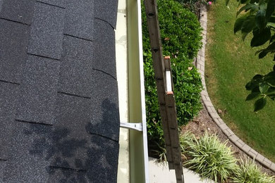 Gutter cleaning and repair.