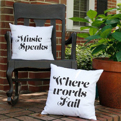Music and Dance Throw Pillows - Products