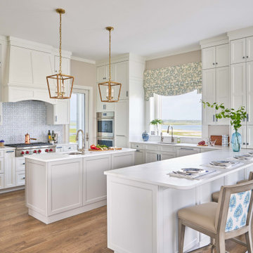 Traditional Waterfront Custom Home on Figure Eight Island