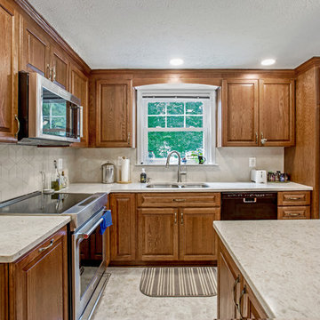 Kitchen Remodel including ripping out old bulkheads and creating a larger openin