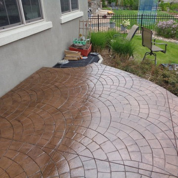 Bourne - Stamped concrete