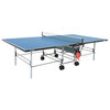 Butterfly Outdoor Playback Rollaway Table Tennis Table, Blue