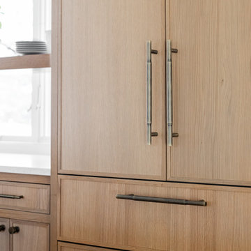 A Nature-Inspired Kitchen & Living Room with Natural Quarter-Sawn White Oak