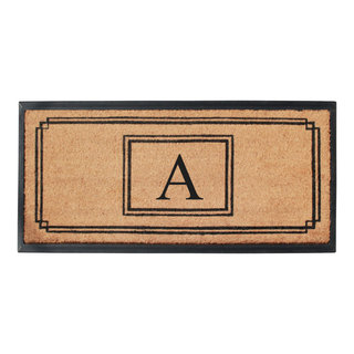 A1hc Welcome Markham Border Double Extra Large 30 in. x 48 in. Coir Door Mat