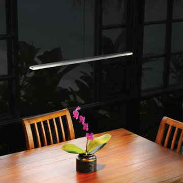Virga LED Linear Pendant above Dining Table