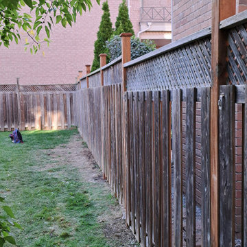 Wood Fence Post Repair & Reinforcement