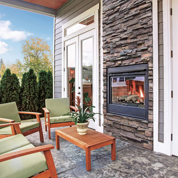 Sierra Ledge Outdoor Living Space - Coronado Stone Products Stone Veneer