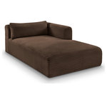 Meridian Furniture - Shaggy Upholstered Chaise Lounge, Brown, Corduroy Performance Fabric - Indulge in the allure of the Brown Corduroy Performance Fabric Shaggy Chaise by Meridian Furniture. Its captivating design and luxurious Brown Corduroy Performance Fabric elevate any space with effortless elegance. Crafted with precision and durability in mind, this stunning piece becomes the focal point of gatherings, fostering moments of connection and warmth. Embrace sophistication and style with the Shaggy Chaise, a testament to exquisite taste and timeless beauty.