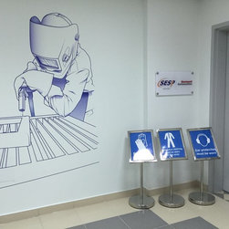 Wall Murals- Saudi Electric Services Polytechnic - Products