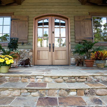 Rustic Rocky Springs Exterior Entry