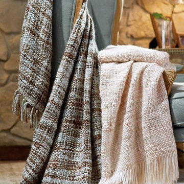 Chambray Textured Throw