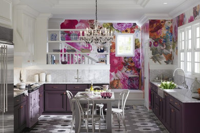 Inspiration for an eclectic kitchen remodel in Other