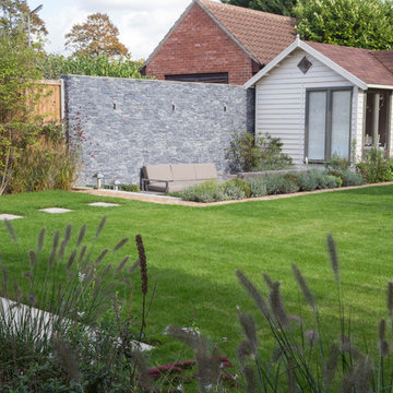 Rose Spheres, Contemporary Garden