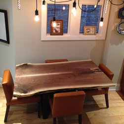 Live Edge Black Walnut Dining Table - Dining Tables