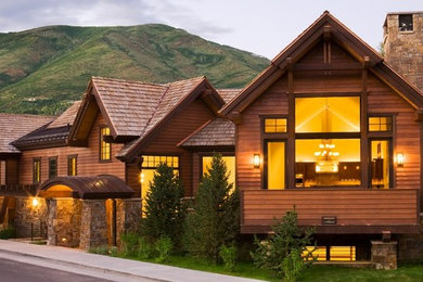 Inspiration for a timeless exterior home remodel in Denver