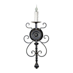 SC-131 Custom Hand Made Iron Sconce - Wall Sconces