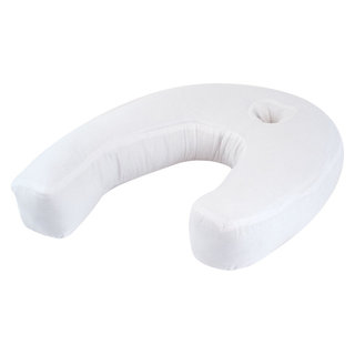 Bluestone Contoured Memory Foam Leg Pillow - White