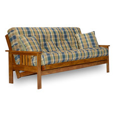 Stanford Futon Set, Frame, Premium 8" Mattress, Full, Dusk