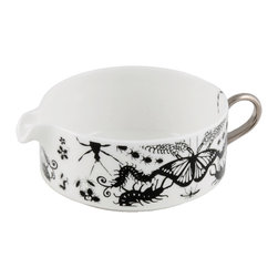 The New English - The New English Entomo Black Milk Jug - Serving Utensils