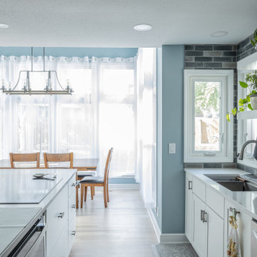 Bright and Airy Kitchen Remodel with Spacious Island