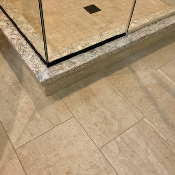 Coal Valley Bath Remodel Cambria Berwyn Haas Cabinets Plymouth Shaker Java