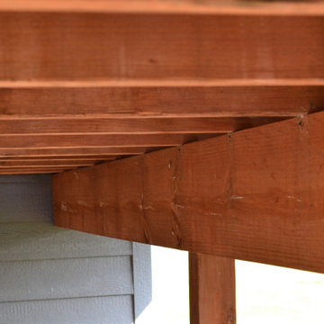 Brown Wood Deck
