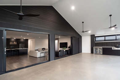 Photo of a modern home design in Other.