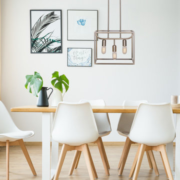 Lyon 3-Light Brushed Steel Chandelier