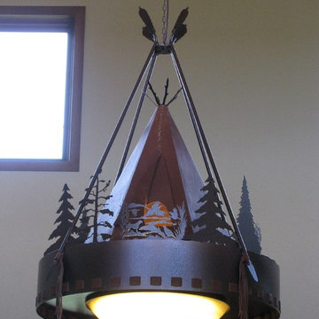 Custom Designed by GEM Teepee Chandelier