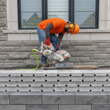 Soil Retention Wall for Toronto Home