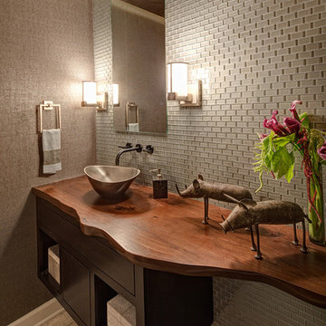 Live Edge Bathroom Counter