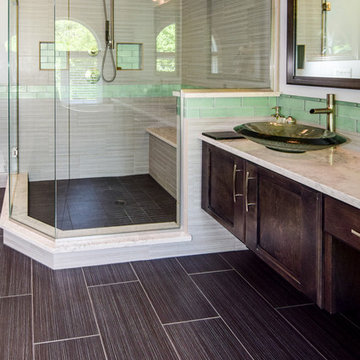 Contemporary Bathroom Remodel in Winfield, IL