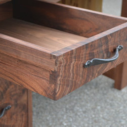 Live Edge Walnut Executive Desk - Desks And Hutches
