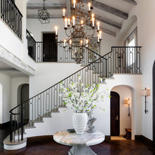 Stair rail center piece