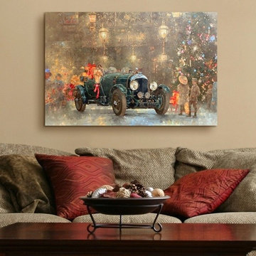 Christmas Bentley, by Peter Miller
