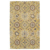 Kaleen Weathered Hand-Tufted, indoor outdoor, Polyester Area Rug, Rug, Gold, 3'x