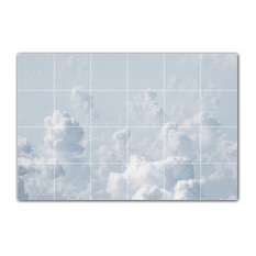Clouds Ceramic Tile Wall Mural HZ500376-64L. 48" x 32"