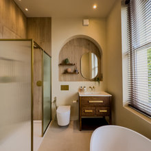 bathroom and shower
