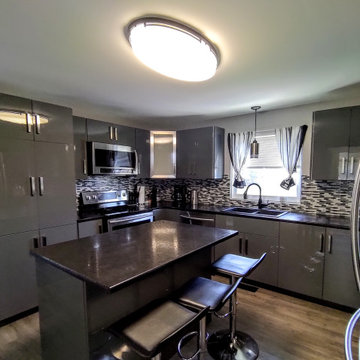 Eurostyle High Gloss Grey Acrylic