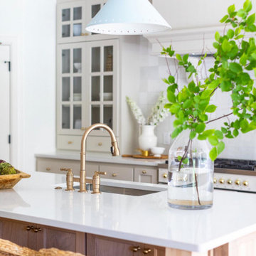 Crisp, Clean Kitchen Renovation Featuring the Bertazzoni Heritage Series Range
