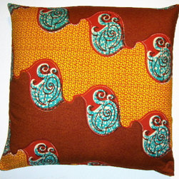 African  wax print pillow covers - Decorative Pillows