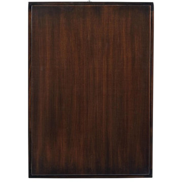 Tier Table Woodbridge Ebonized Mahogany Solid Wood Middle Drawer