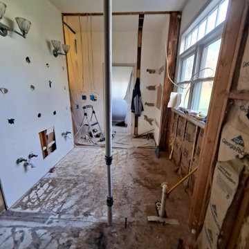 Master Bathroom Remodeled With Stand Alone Tub, Standing Shower, Warrenton VA