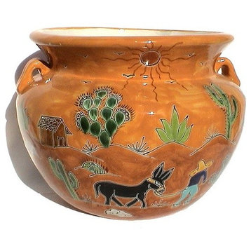 Desert Big Talavera Ceramic Pot