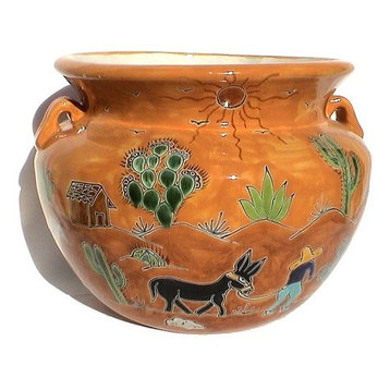 Desert Big Talavera Ceramic Pot